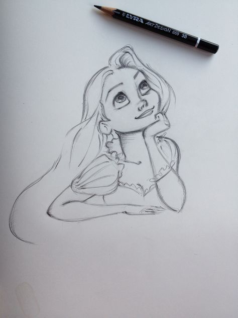 Rapunzel by Shabby freak Rupunzle Drawing Easy, Repunzal Drawings, Repunzel Drawings Sketches, Rupanzel Drawing Pencil, Rapunzel Drawing Sketch, Rapunzel Drawing Easy, Drawing Rapunzel, Rapunzel Sketch, Rapunzel Drawing