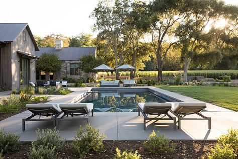 Country Pool, San Francisco Interiors, Mountain Houses, Backyard Plan, Pool Landscape Design, Rustic Homes, Country Retreat, Dream Backyard, Pool Design