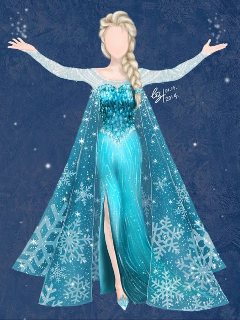 Diy Elsa Costume, Elsa Costume Ideas, Elsa Fancy Dress, Elsa Frozen Dress, Snow Queen Dress, Elsa Outfit, Elsa Queen, Disney Princess Inspired Outfits, Ice Hair