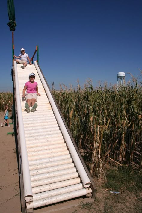 Roller Slide, Slide Playground, Diy Slides, Backyard Toys, Playground Slide, Diy Playground, Pvc Projects, Outside Play, Play Structures