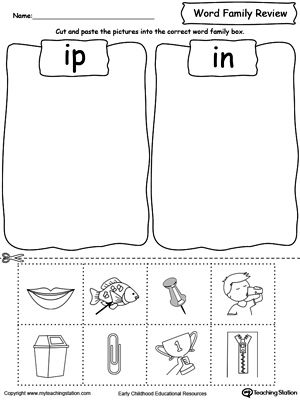 Support learning at home with these helpful printable worksheets and workbooks suitable for toddlers, preschoolers and kindergarten. Used by teachers and homeschool parents to accelerate their child's educational development. Word Families Printables, Kindergarten Word Families, Word Family Activities, Kindergarten Phonics Worksheets, Word Family Worksheets, Family Worksheet, Three Letter Words, Cvc Word Families, Toddler Education