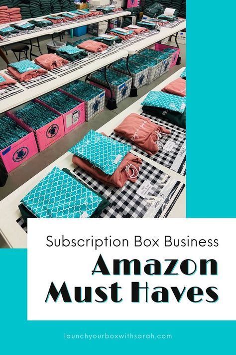 It's no secret that Subscription Box Business Owners get some of their best supplies right from Amazon. I've put together my all-time top 10 Amazon list for my Subscription Box Business! Investing in your business is something you should do every month. If one item saved you time or money, it will pay for itself immediately! #subscriptionboxbusiness #amazonforbusiness Amazon Must Haves for Subscription Box Businesses | How to Start a Subscription Box | Product-Based Business Tools Free Subscription Boxes, Diy Subscription Box, Best Monthly Subscription Boxes, Business Ideas For Women Startups, Subscription Box Business, Amazon List, Craft Box Subscription, Gift Subscription Boxes, Amazon Must Haves