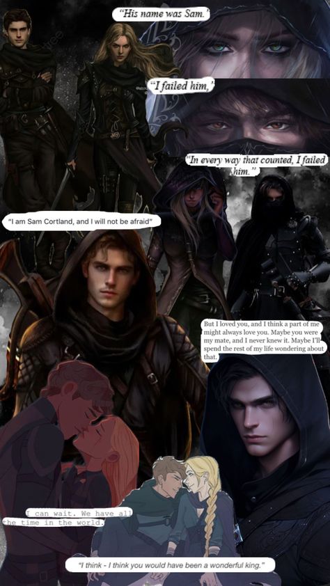 #throneofglass #samcortland Assassin Core, Celaena And Sam, The Assassins Blade, Tog Art, Throne Of Glass Fan Art, Sam Cortland, Throne Of Glass Aesthetic, Tog Fanart, Throne Of Glass Characters