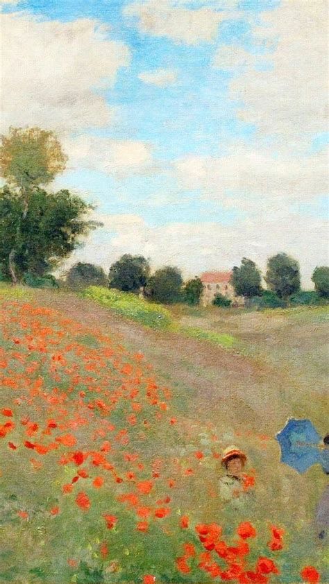 Monet IPhone Wallpapers (40+ Images) Monet Wallpaper, Famous Impressionist Paintings, Spring Oil Painting, Poppy Field Painting, Monet Claude, Claude Monet Paintings, Claude Monet Art, Monet Art, Arte Van Gogh