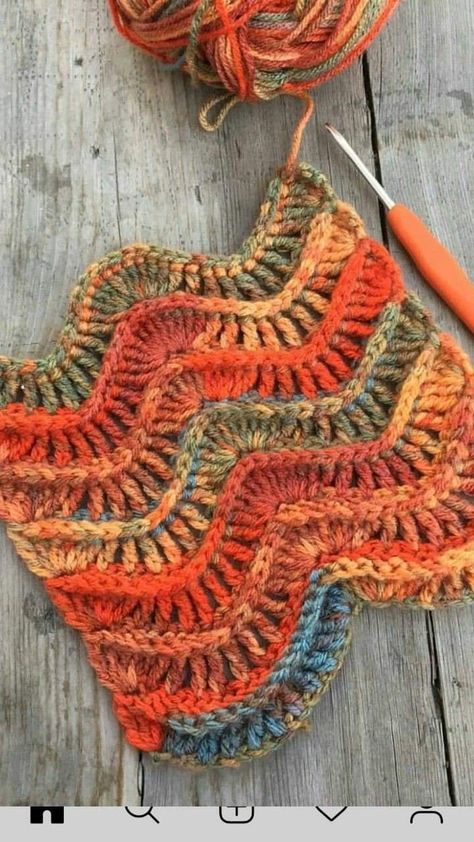 Diy Tricot, شال كروشيه, Crochet Stitches Patterns, Crochet Stitch, Crochet Chart, Crochet Scarves, Crochet Techniques, Crochet Shawl, Crochet Blanket Patterns