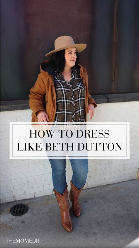 Plus Size Beth Dutton, Beth Dutton Office Outfits, Dress Like Beth Dutton, Beth Dutton Boots, Beth Dutton Style Outfits, Beth Dutton Yellowstone Outfits, Beth Dutton Fashion, Yellowstone Outfit Ideas, Beth Dutton Outfits