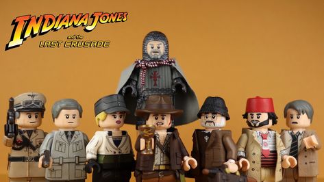 Custom Lego Indiana Jones and the Last Crusade: Minifigure… | Flickr Lego Indiana Jones Moc, Lego Vignette, Indiana Jones Birthday Party, Indiana Jones Birthday, Indiana Jones 2, The Last Crusade, Lego Indiana Jones, Lego Ww2, Last Crusade