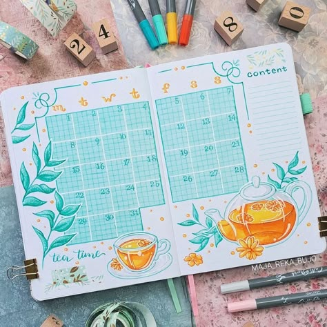 Journalling • Instagram January Bujo Theme, Dairy Idea, Monthly Bullet Journal Layout, January Bujo, Calendar Doodles, 2025 Diary, Shades Of Sky, January Calendar, Bullet Journal Ideas Templates