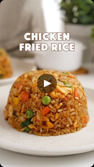 49K views · 2.3K reactions | Easy, delicious Chicken Fried Rice Recipe. 
Ingredient
Chicken 200 grams/7oz
Cooked rice 4 cups or two servings 
Garlic 2 cloves
Onion 1 
Spring onions 2-3
Mixed diced vegetables, frozen or fresh, 2 cups ( about 200 g )
Cooking oil 2 tbsp ( sunflower, peanut, or vegetable oil )
Sesame oil 2 tsp
Egg 2 
Salt to taste

For stir-fry sauce
Regular soy sauce 2 tbsp 
Dark soy sauce 2 tsp
Oyster sauce 2-3 tbsp
White pepper half tsp
Sugar 1 tbsp

Instructions
Combine regular soy sauce, dark soy sauce, oyster sauce, sugar, and white pepper. Dice the chicken and season it with a tablespoon of stir-fry sauce. 
Prepare the veggies. Beat two eggs with a pinch of salt. 
Over medium-high heat, saute minced garlic and chicken. Push chicken to one side and stir fry eggs. Set the Asian Cusine, Fried Rice At Home, Chicken Fried Rice Easy, Fried Rice Recipe Easy, Homemade Chinese Food, Chicken Fried Rice Recipe, Better Than Takeout, Sauce Chicken, Scrambled Egg