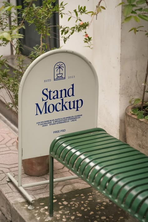 Free Metalic Street Stand Mockup — Mr.Mockup Mockup Design Ideas, Restaurant Window, Advertising Stand, Health Branding, River Logo, Mockup Graphic Design, Graphic Design Freebies, Graphic Design Mockup, Stationery Business Card