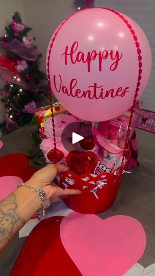 193K views · 7.1K reactions | “Love is in the air” Hot air balloon valentines DIY 💌🎈🩷 This can be customized so many different ways. What do you think?? Follow for more!! #FacebookReelsContest #hearts #valentines2024 #dollartreecrafts #dollartree #diycrafts #hotairballoon #DIYGifts #craftwithme #jazzyjaymadeit #happyvalentinesday #hearts #loveisintheair | Jaz Hernandez | Kaash Paige · Love Songs (Bonus) Valentines Day Hot Air Balloon Craft, Valentine Dollar Store Crafts, Valentine Hot Air Balloon Craft, Hot Air Balloon Valentines Boxes, Hot Air Ballon Diy, Diy Hot Air Balloon Basket, Valentine Balloon Ideas, Balloon Tassel Diy, Hot Air Balloon Valentine