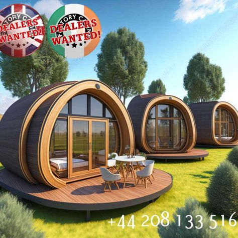 #glampingpods #campingpods #uniquepods #factorycabins Eco Pods Cabin, Glamping Pods Design, Pods Architecture, Luxury Glamping Ideas, Cabin Weekend Ideas, Pods Design, Glamping House, Building A Wooden House, Eco Pods