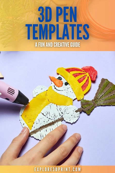 3D Pen Templates: A Fun and Creative Guide 3d Printing Pen Templates, 3d Pen Projects Patterns, 3d Printer Pen Projects, 3d Doodle Pen Templates, What To Make With A 3d Pen, 3 D Pen Ideas For Kids Easy, Mynt3d Pen Ideas, 3d Printing Pen Ideas Easy, 3d Pen Ideas Beginner Templates