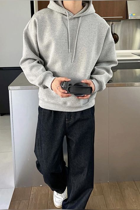 Baggy Fashion, Hoodie Outfit Men, Guys Fits, Sweats Outfit, Boyfriend Outfit, Mens Trendy Outfits, Boy Fits, Men Stylish Dress, Guys Clothing Styles