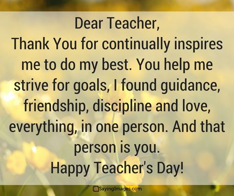 30 Happy Teachers Day Quotes and Messages #sayingimages #happyteachersday #happyteachersdayquotes #quotes Inspirational Messages For Teachers, Teacher Day Wishes Quote, Happy Teachers Day Message, Teachers Day Message, Happy Teacher's Day Quotes, Birthday Wishes For Teacher, Happy Teachers Day Wishes, Happy Teachers Day Card, Wishes For Teacher