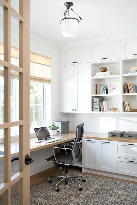 Window Desk Ideas | Centsational Style Home Office Inspiration, Office Inspo, Office Designs, Craft Room Office, Built In Desk, Modern Home Office, Diy Desk, Home Office Space, Home Office Organization