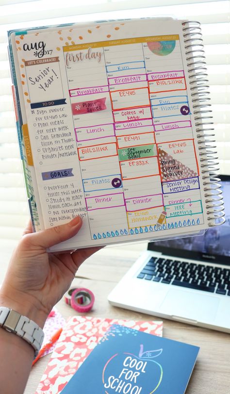 How To Be Organized, Planner Ideas For School, College Organization Tips, School Organization College, Planner For School, University Organization, Planer Organisation, College School Supplies, College Organization