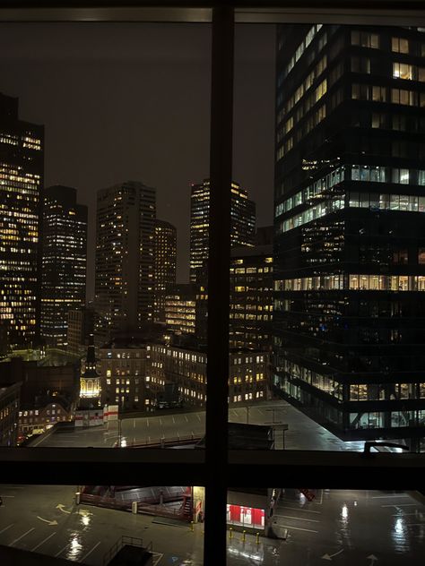 City of Boston view from apartment at night Boston Dark Aesthetic, Rich Boston Aesthetic, Boston City Aesthetic Night, 1st Place Aesthetic, Boston At Night Aesthetic, Boston Night Aesthetic, City Aesthetic Boston, Boston Winter Aesthetic, Boston Life Aesthetic