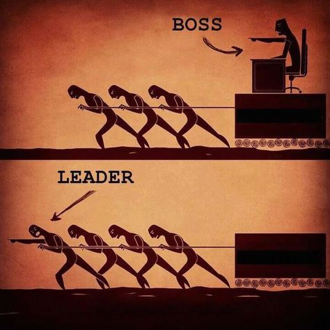 A repost no doubt, but the best and simplest way I have ever seen this explained. - Imgur Boss Vs Leader, Bad Boss, Leadership Quotes, Business Leader, The Words, Inspire Me, Life Lessons, Wise Words, Quotes To Live By