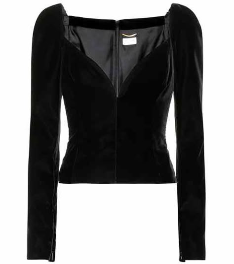 Saint Laurent Shirt, Velvet Top Long Sleeve, Black Velvet Top, Velvet Blouse, Velvet Shirt, Velvet Blouses, Extra Long Sleeves, Shirts Black, Velvet Top