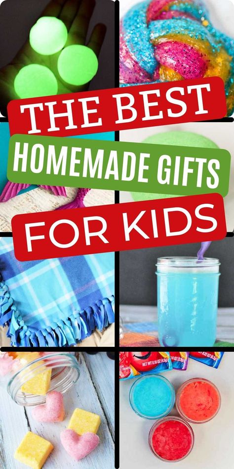 Find over 25 Homemade Christmas Gifts for Kids. These simple homemade gift for kids are easy to make, budget friendly and kid approved. You will love these DIY Christmas gift ideas for kids that they will love this year! #onecrazymom #gifts #homemadegifts #giftsforkids Christmas Gift Ideas Diy Families, Homemade Gifts For Preschoolers, Homemade Kid Christmas Gifts, Christmas Handmade Gifts For Kids, Kids Diy Christmas Gifts For Family, Diy Christmas Kids Gifts, Diy Christmas Gifts To Give Kids, Diy Christmas Gifts For Children, Diy Gifts Made By Kids