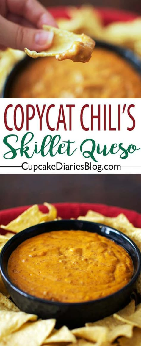 Chilis Queso Dip, Chilis Queso, Chili Queso Dip, Queso Dip Recipes, The Girl Who Ate Everything, Cheesecake Dip, Crowd Pleasing Appetizers, Queso Dip, Recipe Girl