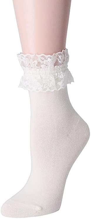 White Frilly Socks, Poodle Skirt Outfit, Socks Ruffle, Frill Socks, Aesthetic Socks, Lace Ankle Socks, Pretty Socks, Socks Aesthetic, Frilly Socks