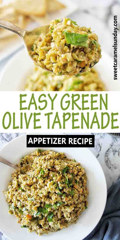 Olive Spread Recipe, Tapenade Appetizer, Green Olive Dip, Green Olive Tapenade, Olive Tapenade Recipe, Tapenade Recipe, Olive Spread, Olive Recipes, Tasty Healthy Recipes