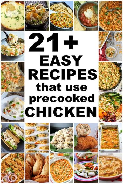 21 Boiled Chicken Recipes, a great list of easy recipes that use precooked chicken. A wide range of simple delicious recipes from healthy to decadent! Recipes With Precooked Chicken, Precooked Chicken Recipes, Boiled Chicken Breast Recipes, Cubed Chicken Recipes, Grilled Chicken Strips Recipes, Cooked Chicken Breast Recipes, Recipes Using Cooked Chicken, Boiled Chicken Recipes, Grilled Chicken Strips