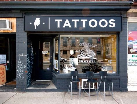 Speakeasy Tattoo, Tattoo Shop Interior, Tattoo Shop Decor, Tattoo Studio Interior, Seattle Tattoo, Street Tattoo, Tattoo For Son, Tattoos For Black Skin, Latest Tattoos