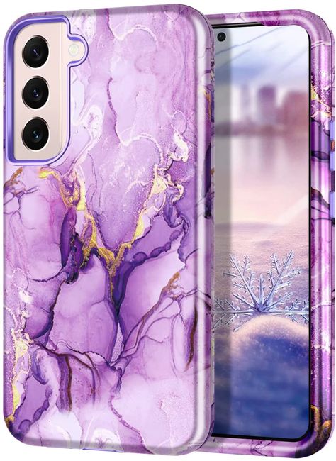 S21 Phone Case, Bling Phone Cases, Samsung Galaxy S22 Plus, Phone Case Purple, Beautiful Phone Cases, Glitter Phone Cases, Purple Marble, Stylish Phone Case, Samsung Galaxy S