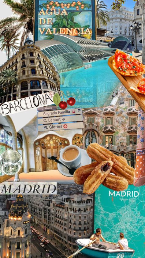 #spain #travelcollage Arab Wallpaper, Travel Collage, Spain