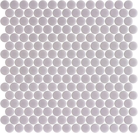 STP Pennies From Heaven Smooth Grey Matte Penny Mosaic, Pennies From Heaven, Tile Spacers, Luxury Tile, Penny Round, Calacatta Gold, Before Midnight, Adhesive Tiles, Popular Color