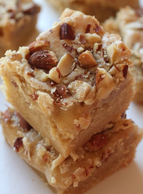 Almond Marzipan Cookie Bars | Just About Baked Marzipan Dessert Recipes, Recipes Using Almond Paste Desserts, Marzipan Desserts, Marzipan Recipes, Almond Marzipan, Almond Paste Recipes, Marzipan Recipe, Almond Desserts, Almond Paste