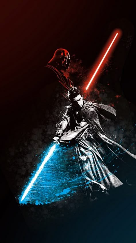 Anakin Vader Wallpaper, Star Wars Anikan, Darth Vader Wallpaper, Star Wars Painting, Anakin Vader, Star Wars Background, Dark Vador, Star Wars Anakin, Star Wars Drawings