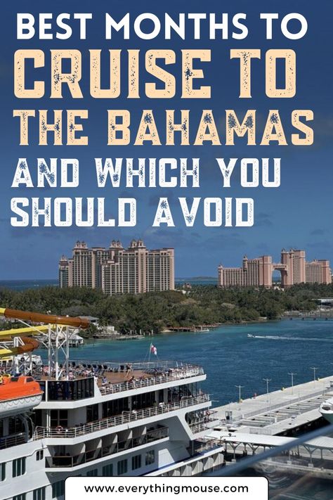 Set your sights on the sun-soaked shores of the Bahamas and discover the best time to embark on a tropical cruise! 🚢🌴☀️ Whether you're looking to avoid the crowds, catch the perfect wave, or simply bask in the ideal climate, we've got you covered. This guide ensures you'll book your cruise when the Bahamas is at its best for your travel preferences.  Chart your course to paradise – click to find out when to plan your ultimate Bahamas cruise experience! #BahamasCruise #TravelTips Bahamas Disney Cruise, Carnival Cruise Bahamas, Cruise To Bahamas, Carnival Cruise Tips, Best Cruise Lines, Carribean Cruise, Tropical Cruise, Disney Cruise Ships, Disney Cruise Tips