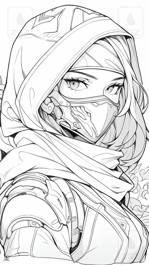 Artwork Title Ideas, Anime Character Drawing Manga Art, Color In Drawings, Comic Sketch Art, Drawing Ideas Digital, Coloring Pages Of People, Drawing Ideas Cool, Comic Line Art, New Drawing Ideas