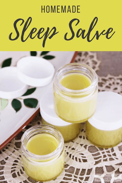 Sleep Salve, Homemade Salve, Fall Asleep Quickly, Salve Recipes, Herbal Salves, Healing Salves, Diy Kosmetik, Homemade Lotion, Herbal Recipes