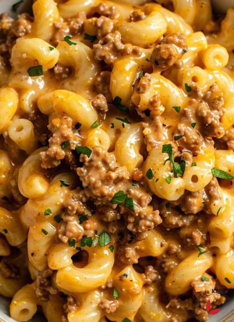 Hamburger Helper: Quick, Delicious, & Budget-Friendly - Chef Lola's Kitchen One Pot Hamburger Pasta, Easy Quick Hamburger Recipes, Hamburger Pasta Dishes, Hamberburger Helper Recipes, Hamburger And Noodle Recipes, Pasta With Hamburger, Cabana Recipes, Quick Hamburger Recipes, Wednesday Meals