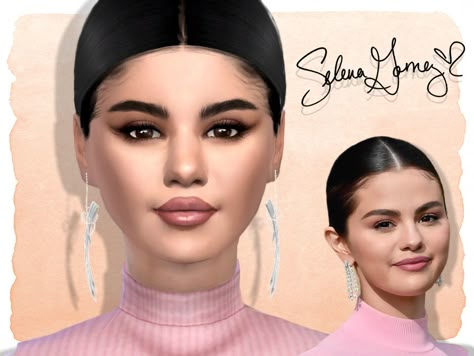 Sims 4 — Selena Gomez by Jolea — This is my Celebrity inspired Selena Gomez, hope you'll like it. If you want the Sim to Celebrities Sims 4 Cc, Sims 4 Cc Selena Gomez, Celebrities Sims 4, Sims 4 Celebrity Skin, Sims 4 Selena Gomez, Sims 4 Celebrity Mod, Celebrity Sims 4 Cc, Sims 4 Cc Celebrity, Sims 4 Celebrity Cc