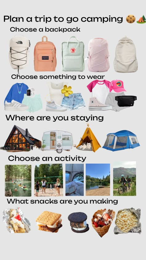 #fyp #viral #camping What To Bring To Summer Camp, Camping Bag Essentials, Fun Polls, Basket Ideas For Best Friend, Boo Basket Ideas For Best Friend, Summer Camp Essentials, Summer Camp Packing, Trip Essentials Packing Lists, What To Take Camping