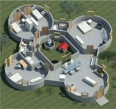 Alternative Home Building, Circular House Plans, Circular House, Bunker House, Cob House Plans, Round House Plans, Yurt Home, Dome Homes, Silo House