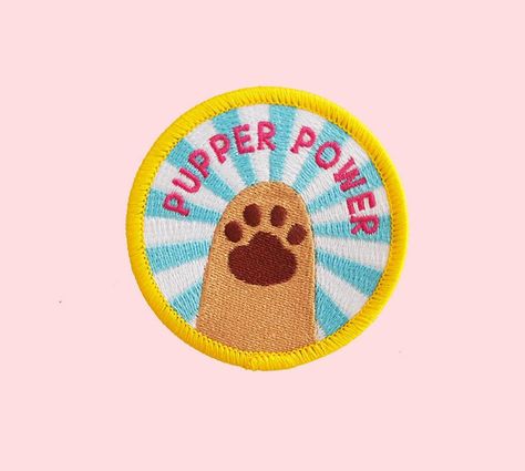 Funny Patches, Jacket Patches, Dog Milk, Dog Patch, Lamb Decorations, Cream Aesthetic, Cute Patches, Hand Crochet Baby Blanket, Patches And Pins