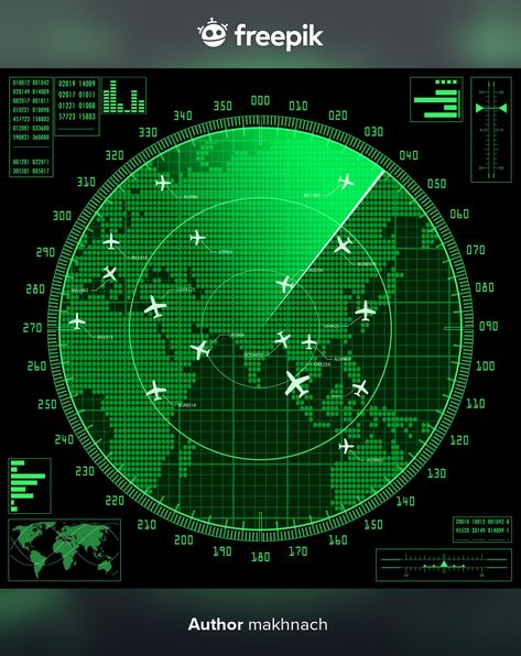 Green radar screen with planes and world... | Premium Vector #Freepik #vector #technology #computer #map #world Green Toxic Aesthetic, Flight Map, Airplane Photography, Tactical Gear Loadout, Dark Green Aesthetic, Ui Game, Body Scanning, Aircraft Design, The Last Airbender