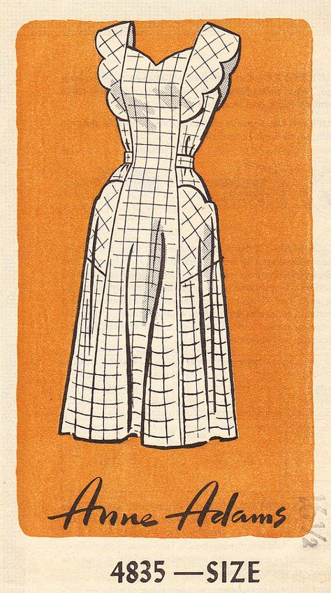 Vintage Pinafore Dress Pattern Free, Vintage Pinafore Dress Pattern, Diy Pinafore Dress, Vintage Pinafore Apron, Pinafore Dress Pattern Free, 1950s Apron, Pinafore Sewing Pattern, Vintage Pinafore, Pinafore Dress Pattern