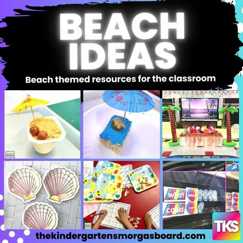 Kindergarten Beach Day Activities, Beach Theme Kindergarten Activities, Beach Day Activities For Kindergarten, Beach Day Kindergarten, Beach Day Activities For School, Beach Day Classroom, Beach Day At School, Beach Kindergarten, Beach Day Ideas