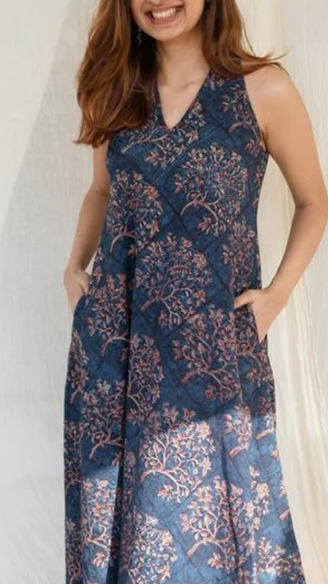 Have fun with playful patterns with our collection of short summer dresses for women. From bold stripes to geometric motifs, these dresses add a playful and lively touch to your summer wardrobe. Cotton Dress Pattern Indian, Cotton Dress Pattern, Cotton Short Dresses, Celebrate Women, Ikat Dress, Frock Patterns, Simple Kurta Designs, Simple Kurti Designs, Long Kurti Designs