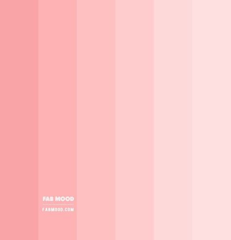 Pink Ombre Color Palette, Blush Pink Colour Palette, Pink White Color Palette, Pink Palette Color, Pastel Pink Palette, Spring Color Pallet, Ombre Color Palette, Pastel Pink Color Palette, Blush Pink Palette