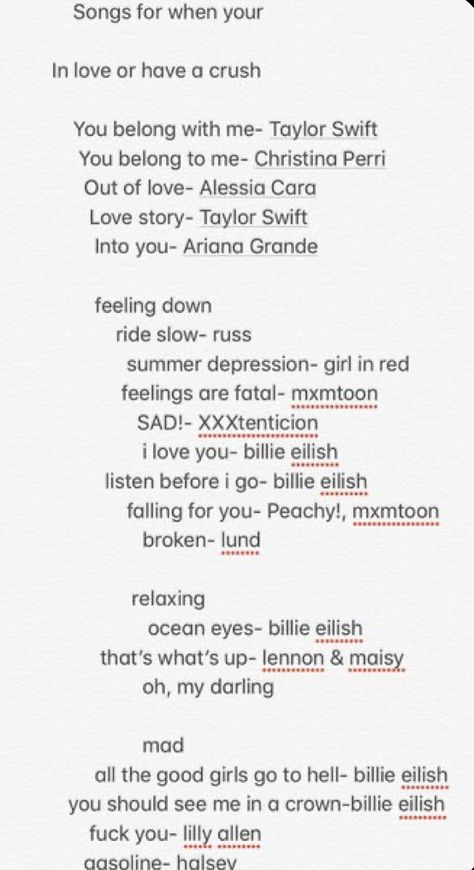 Songs For When Your Crushing, Taylor Swift Songs For When You Have A Crush, Songs About Having A Crush, Songs About Crushes Playlist, Songs When You Have A Crush, Crushing Playlist, Songs For When You Have A Crush, Songs About Crushes, Songs To Listen To When You Have A Crush