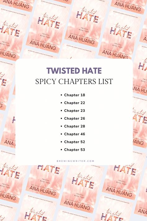 Twisted Hate Pdf, Twisted Hate Spicy Pages, Twisted Hate Spicy Chapters, Spicy Chapters, Book Pdfs, Book Links, Romance Tropes, Best Books For Teens, Best Wattpad Books